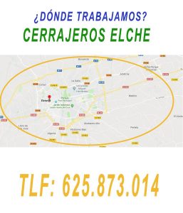 ¿ en que zonas de Elche trabajamos ?